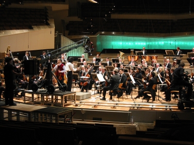Dirigent Kent Nagano und das Deutsche Symphonie-Orchester Berlin (DSO) – Dreharbeiten in der Berliner Philharmonie - © Deutsche Welle